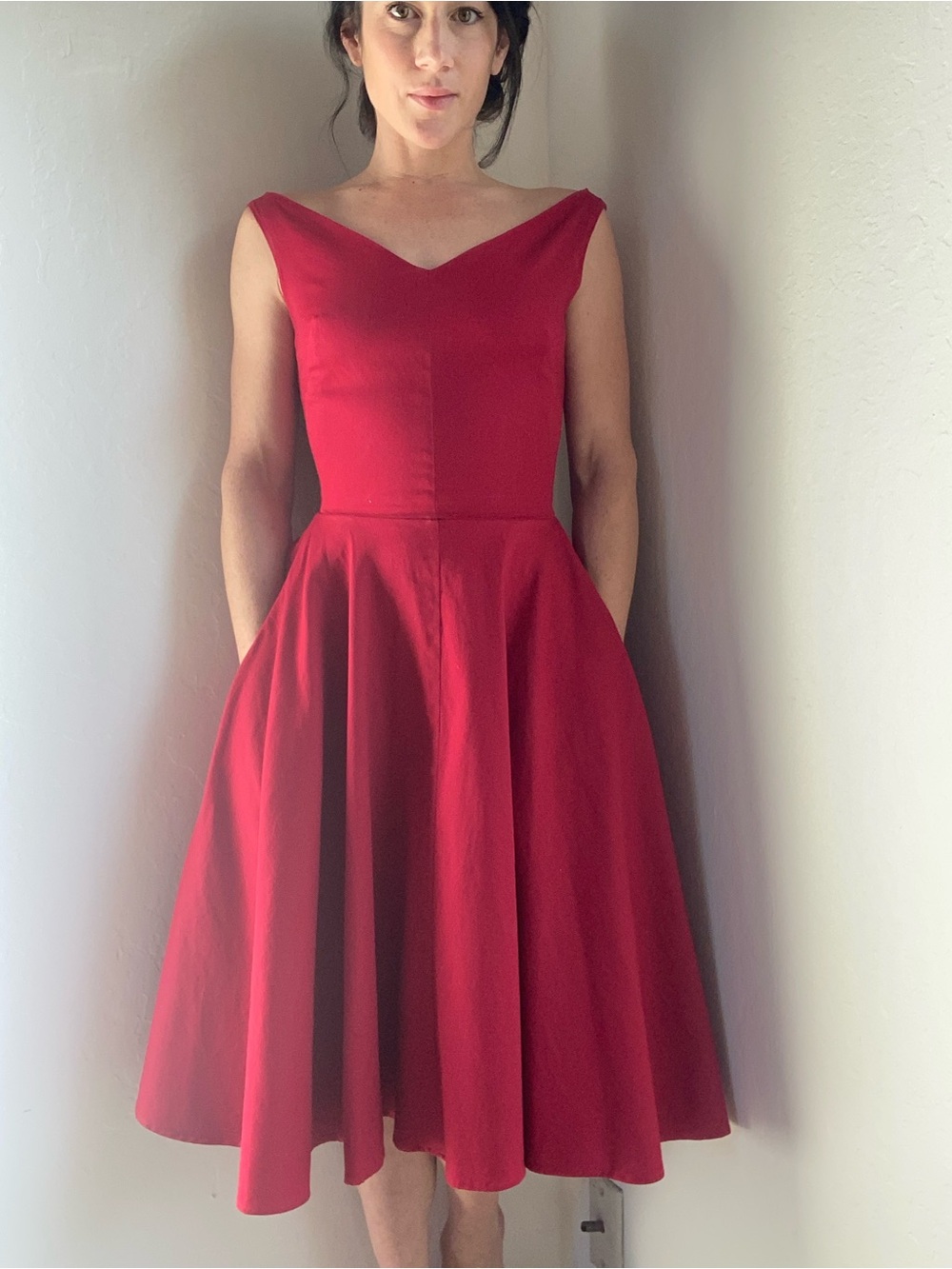 Pinup Couture Havana Nights Red Swing Dress
